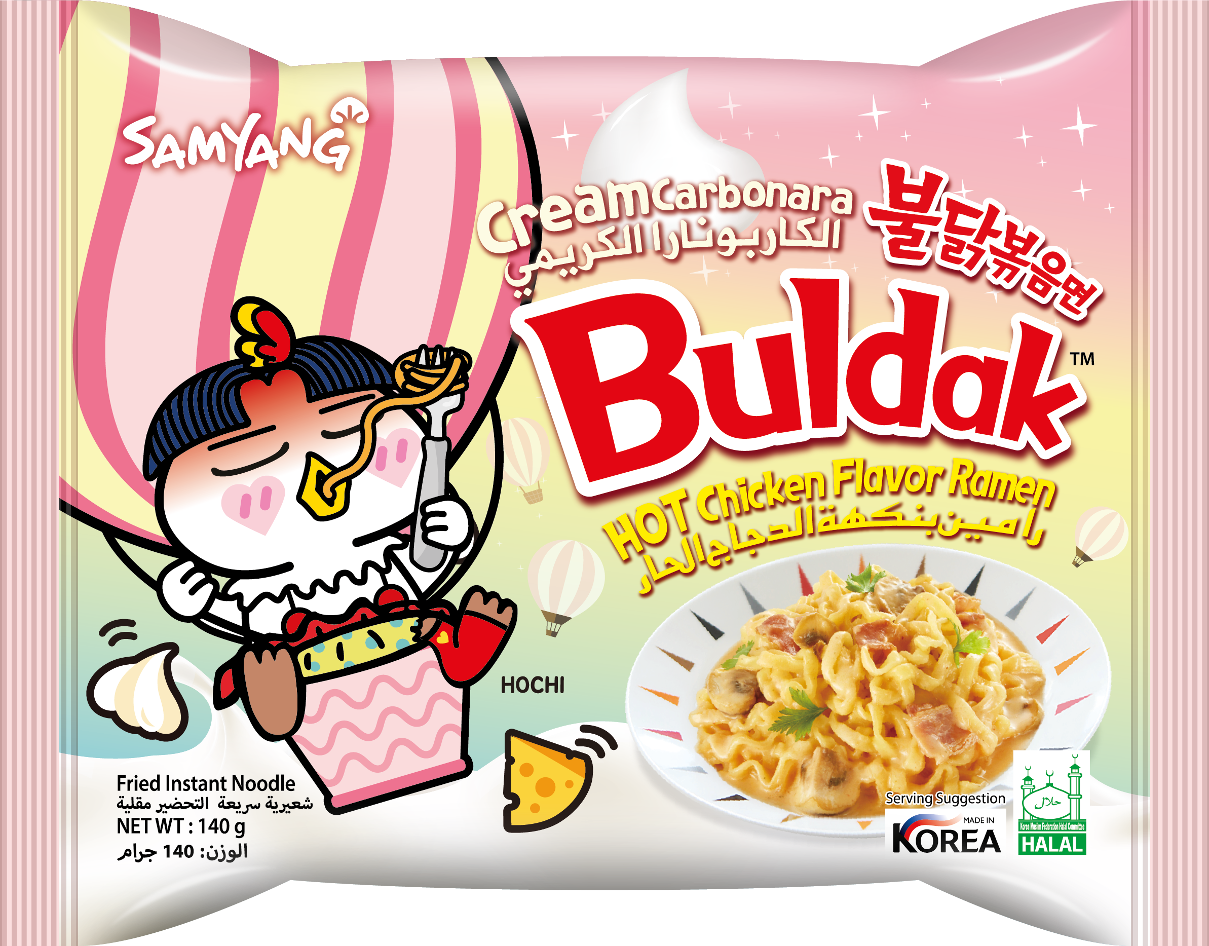 Buldak Ramen Cream Carbonara
